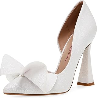 Betsey Johnson Women's Nobble Bow D'Orsay Heels