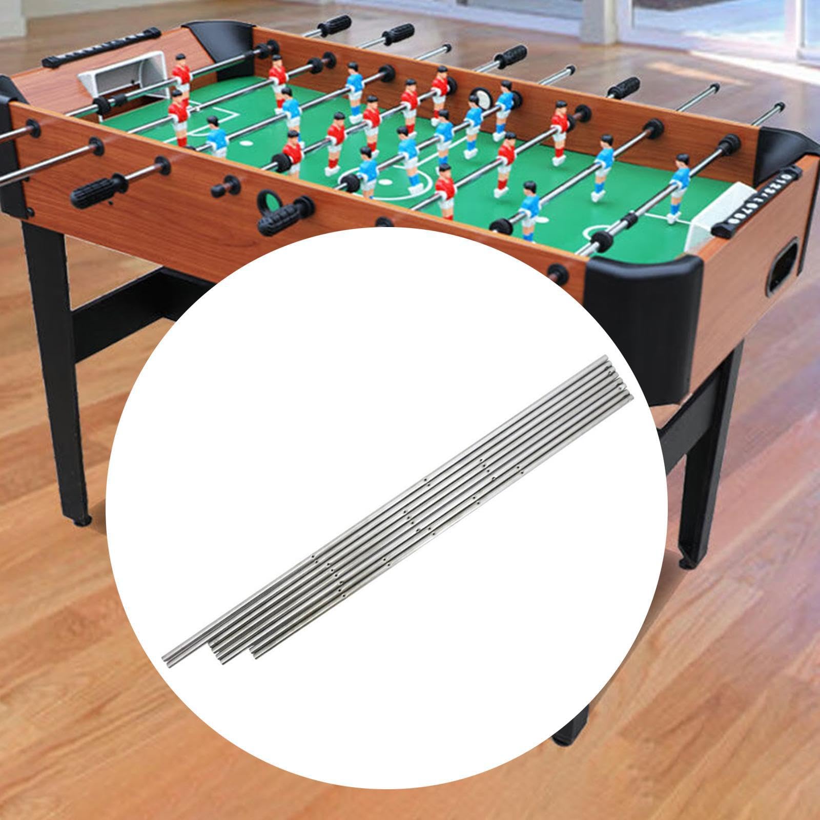 Aste da calcio balilla, aste da calcio balilla, pezzi di ricambio per macchine da, accessori e serate di gioco in famiglia, pali da tavolo leggeri, decorazioni per mini