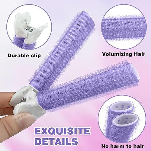 Miniatura 3 de Paquete de 20 pinzas voluminizadoras para el cabello, rizadores voluminizadores de raíces para volumen instantáneo y cabello rizado esponjoso,