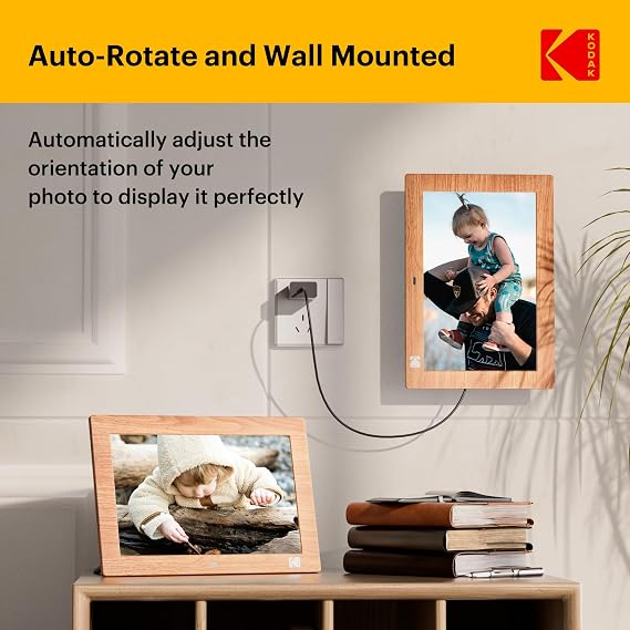 KODAK Digital Photo Frame 10 Inch, Digital Picture Frame No WiFi/App Needed