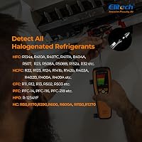 Elitech ILD-100H Hordozható Hűtőközeg Szivárgásdetektor HVAC és Autó Klímához 4
