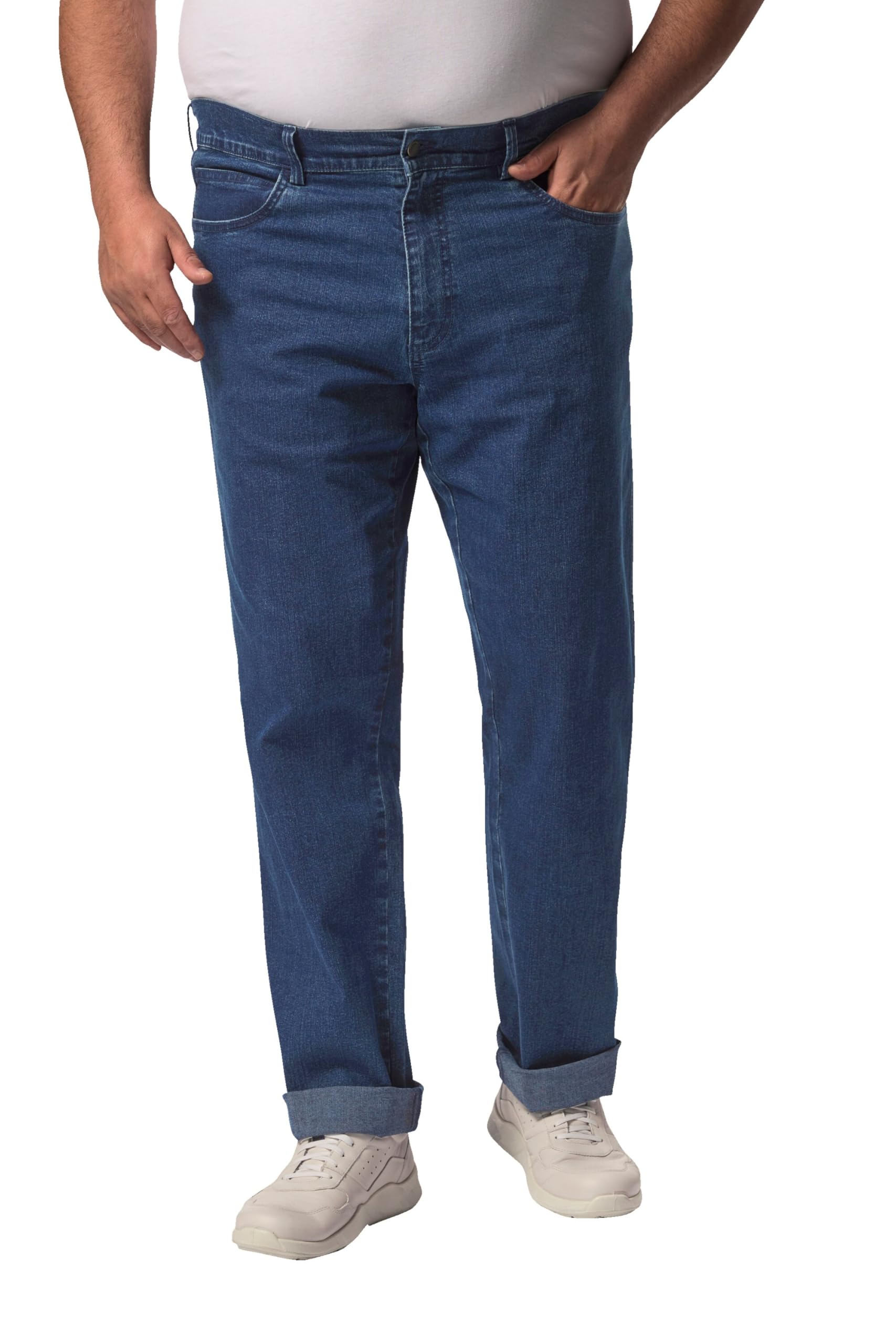 Boston Park Herren große Größen Übergrößen Menswear L-8XL Jeans, Traveller-Bund, Swingpocket, 5-Pocket, Regular Fit 830440