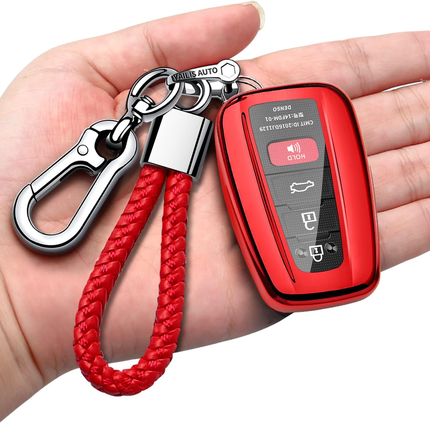 Autophone Compatible With Toyota Key Fob Cover with