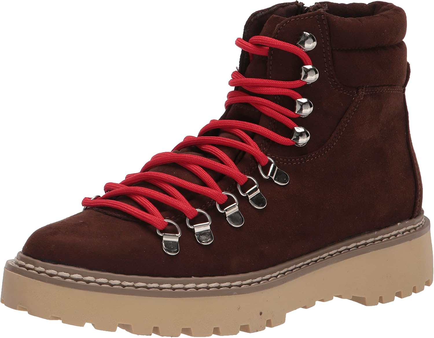 Madden Girl Women's Tipperr Hiking Boot, Dark Brown, 6