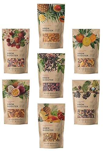 Miniatura 4 de The Royal-Tea Kombuchacom 75 Gallon Kombucha Starter Kit w Gaia Scoby Honey Scoby 6 Flavor Tea Variety Pack  7 Flavor Brew Booster Variety Pack The