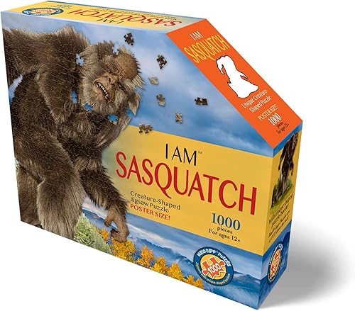 Miniatura 2 de Madd Capp Sasquatch - Rompecabezas de 1000 piezas - 7005 - Borde con forma única, caja de lujo a prueba de manipulaciones de cinco caras, incluye