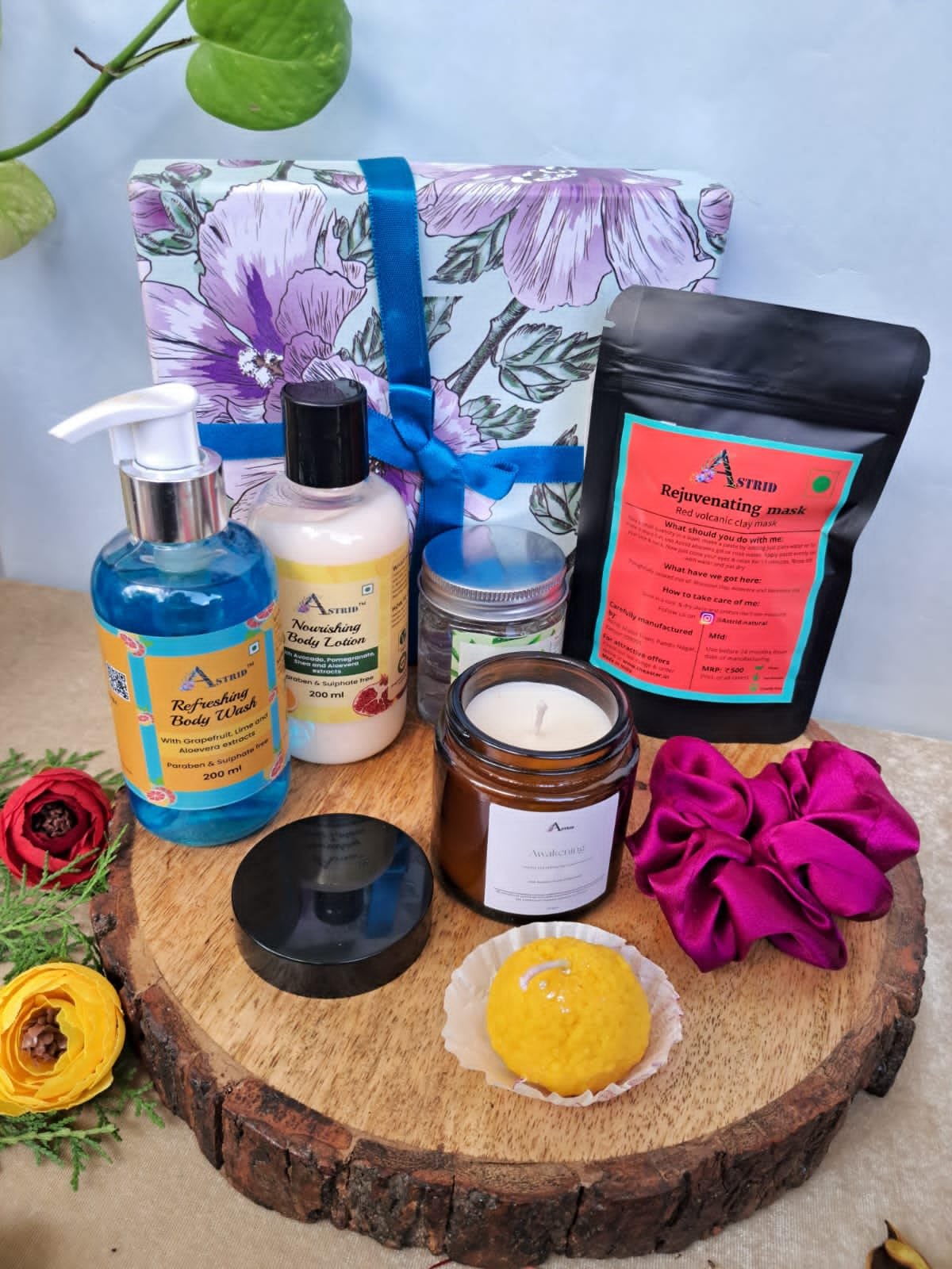 Wellness spa hamper by Astrid, 7 in one gift set, Face and Body Care Box, Bath and Body Care, Wellness Spa hamper, Gift for him and her, Festival gifting, Diwali Hamper-image-40
