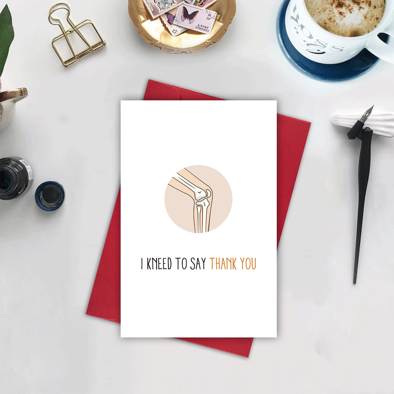 Mmuue Funny Apprecaton Card For Men Women, Lovely Thank You Gfts For Doctor Nurse, Humorous