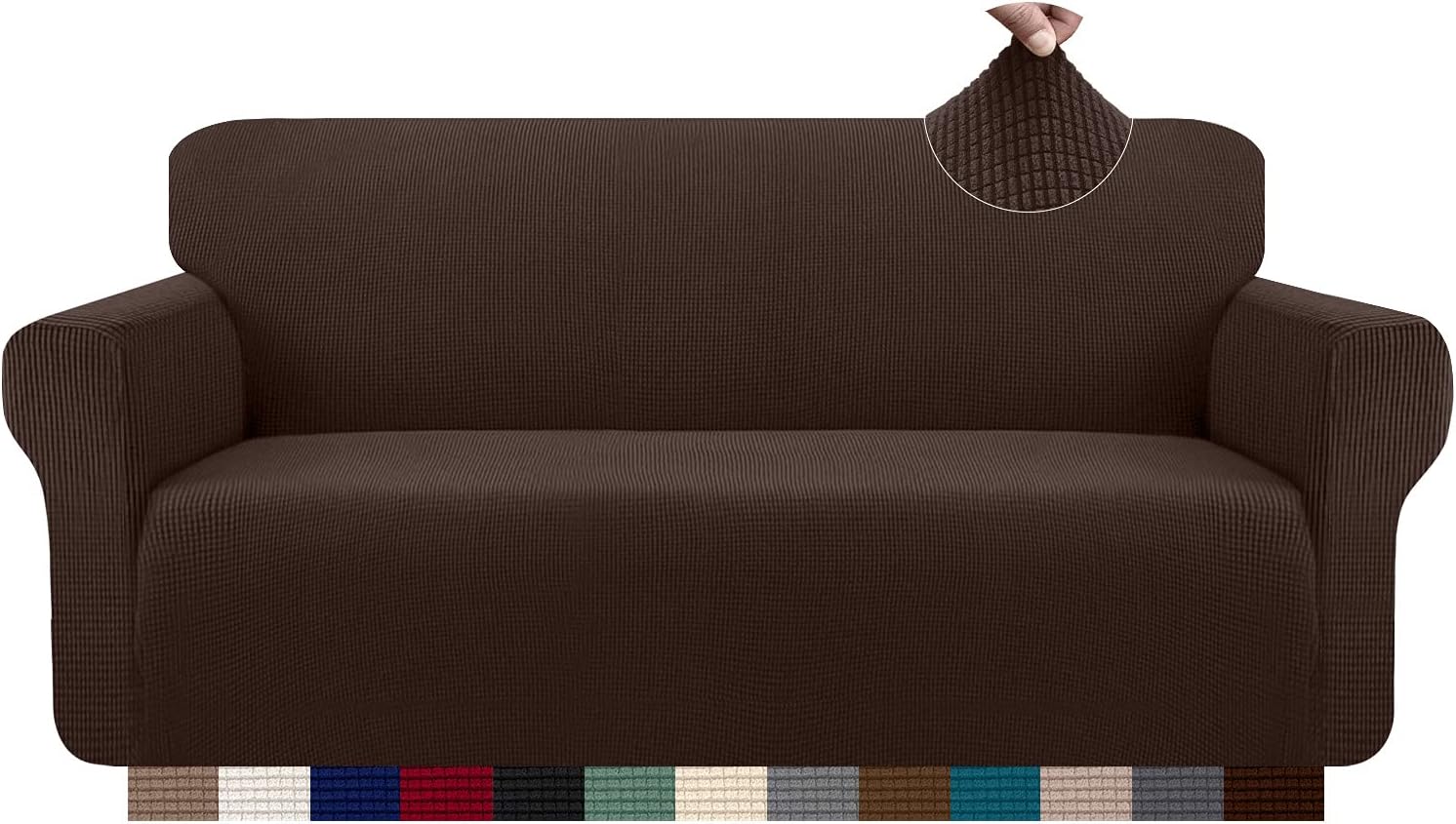 Granbest Housse de Canapé Extensible Jacquard 1 Pièce Housse Canapé 4