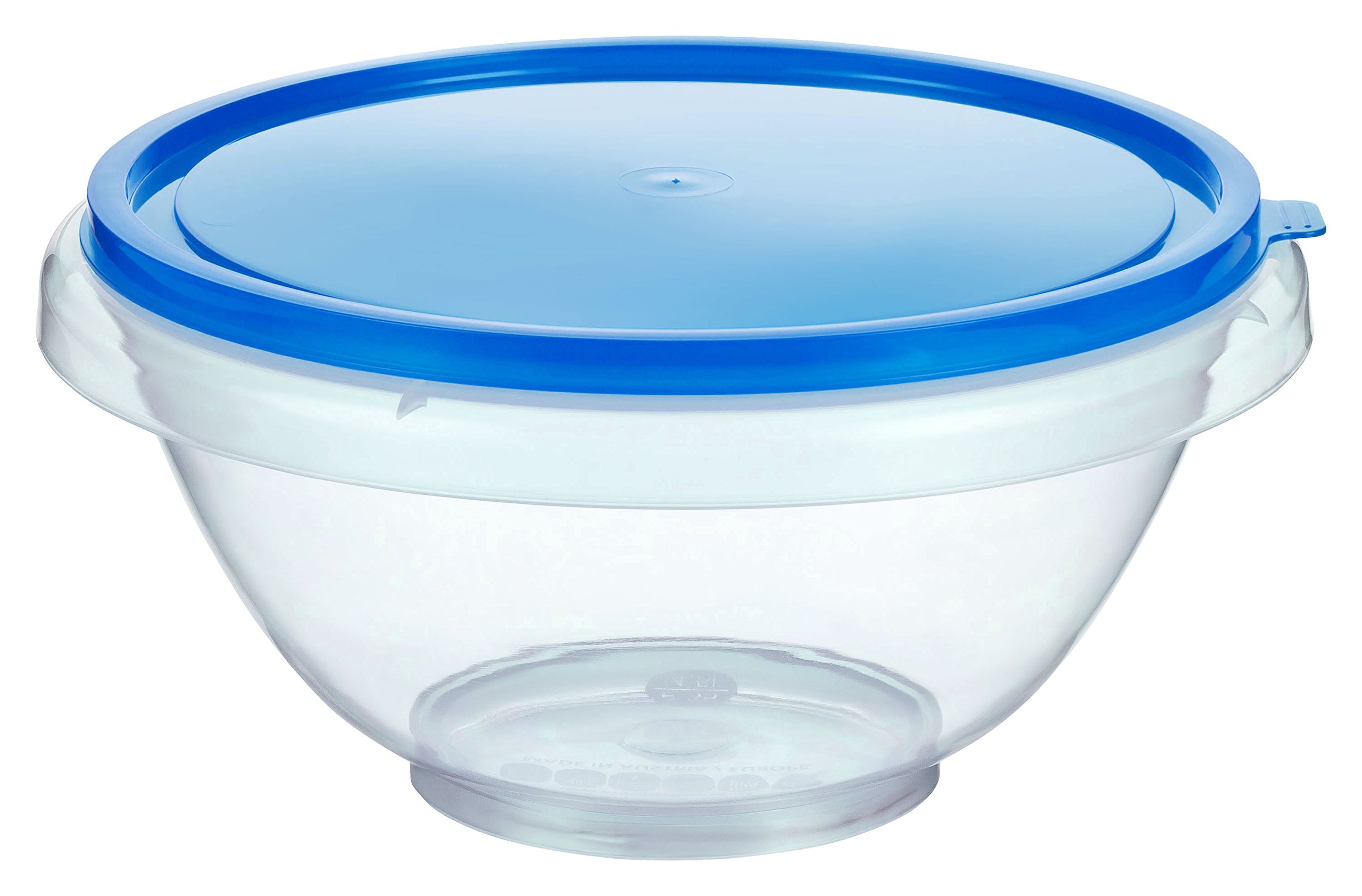 Kigima lot de 2 bols à pâte bols à mélanger bols à punch saladiers (bleus, 7 l et 4,5 l)