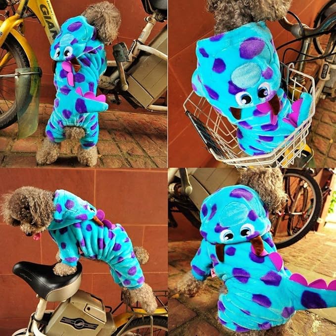 Disfraz de Halloween para Perro Pequeño Sudadera de Terciopelo Suave miniatura 5