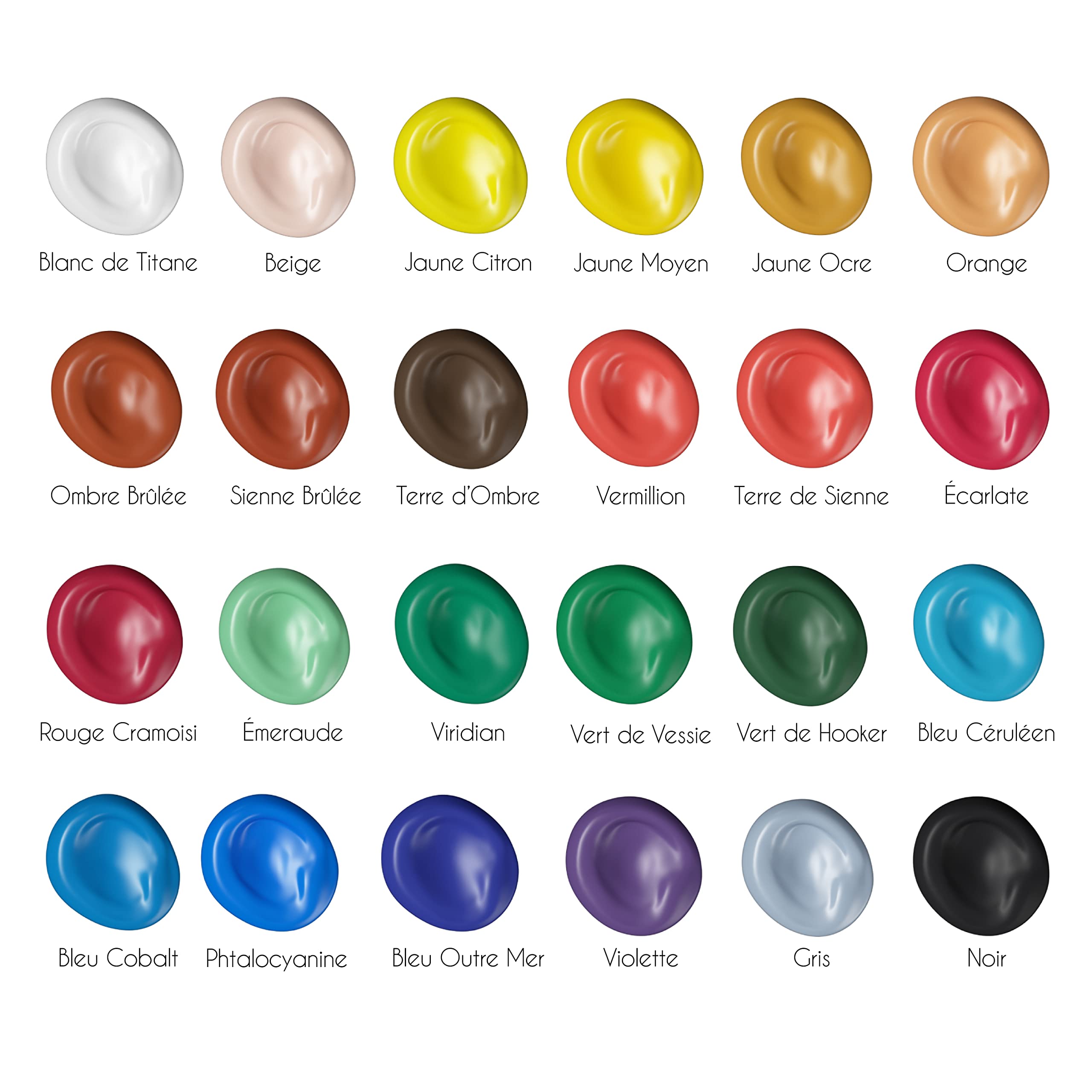 Chevalet Peinture et Peinture à l’Huile - Kit Peinture 41 Pièces : 24 tubes de peinture 3 toiles peinture 1 Bloc Papier 10 Pinceaux 1 Couteau 1 Palette 1 Chevalet de table pliable Zenacolor