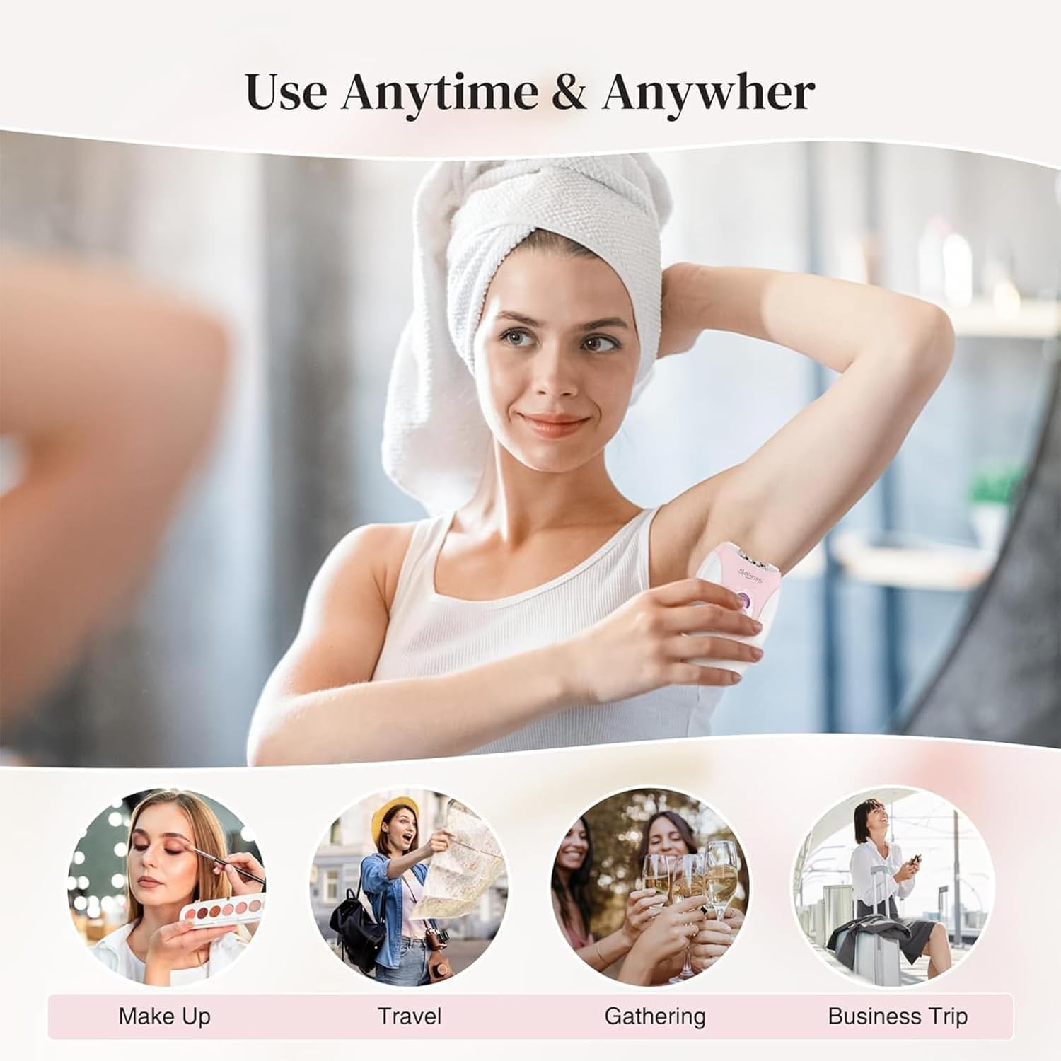 Amazon.com : Epilator for Women, Silent Smooth Glide 2-Speed