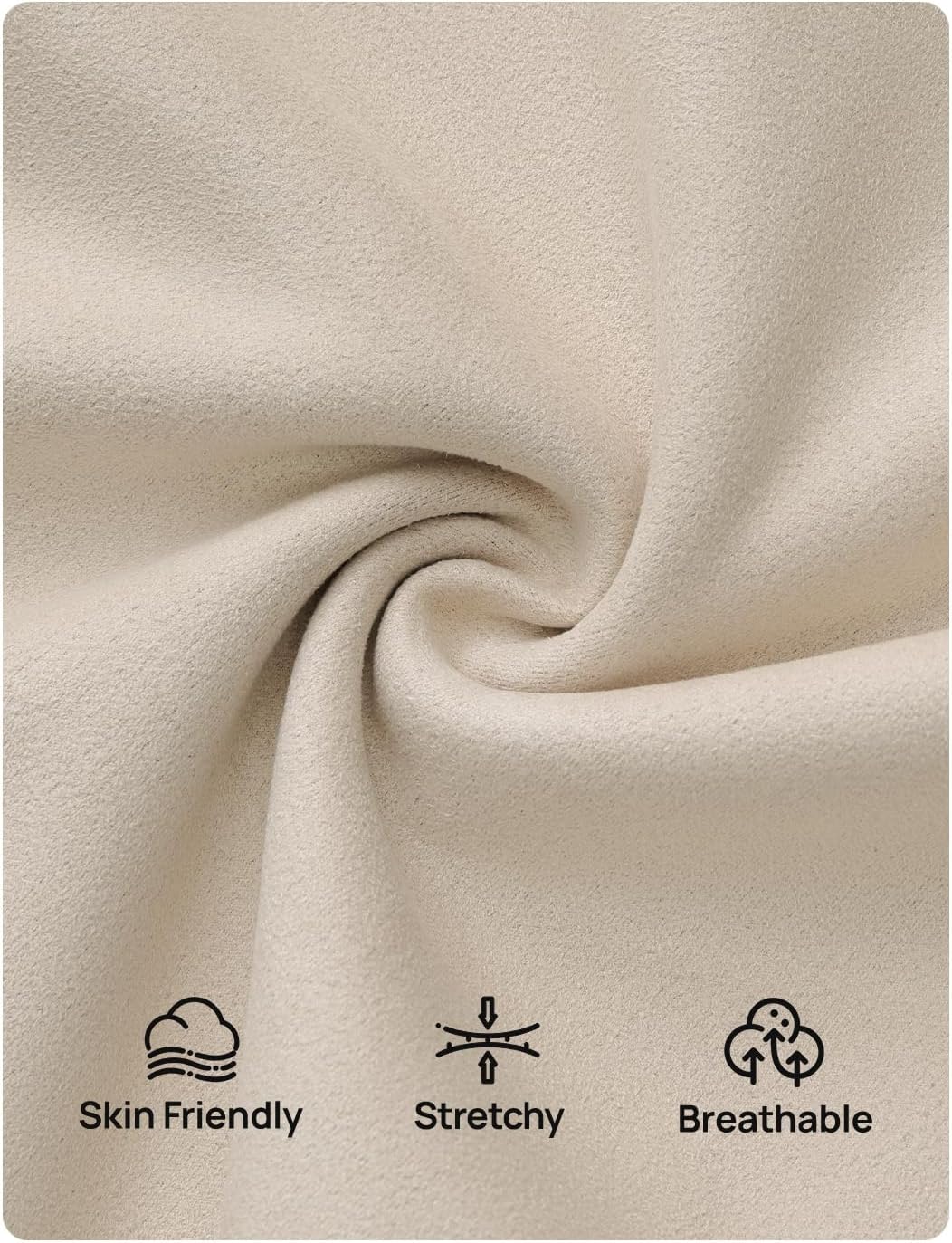 ZESICA Womens 2026 Spring Faux Suede Cropped Jackets Coats Casual Button Down Barn Vintage Trendy Shackets - Image 6