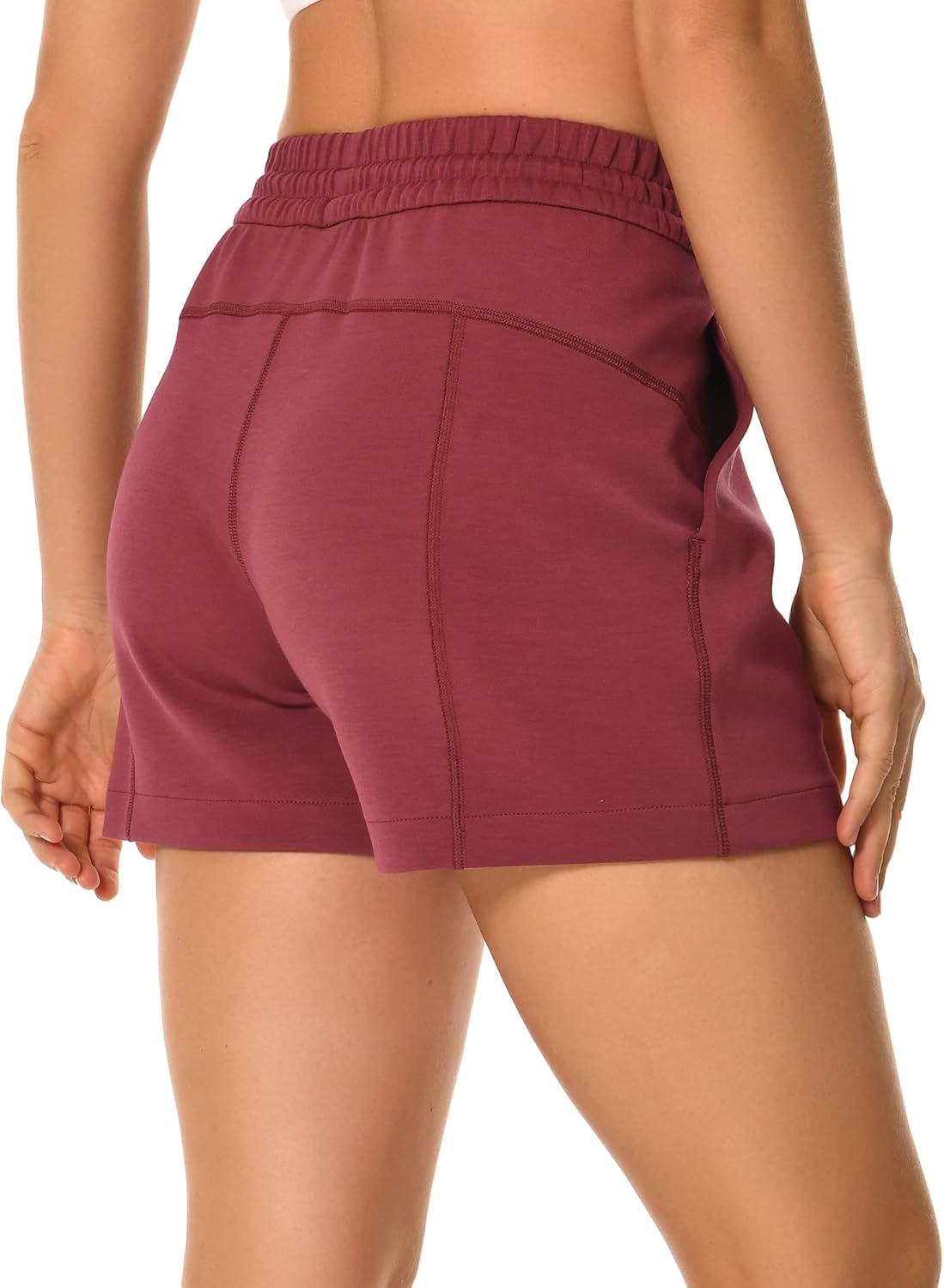 Colorfulkoala Women's High Waisted Ultra Soft Athletic Modal Shorts Casual Summer Lounge Pants with Pockets - Image 2