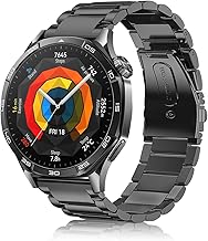 Fintie Bracelet Compatible with Huawei Watch GT/Huawei Watch GT Active Smartwatch – Stainless Steel Metal Replacement Strap