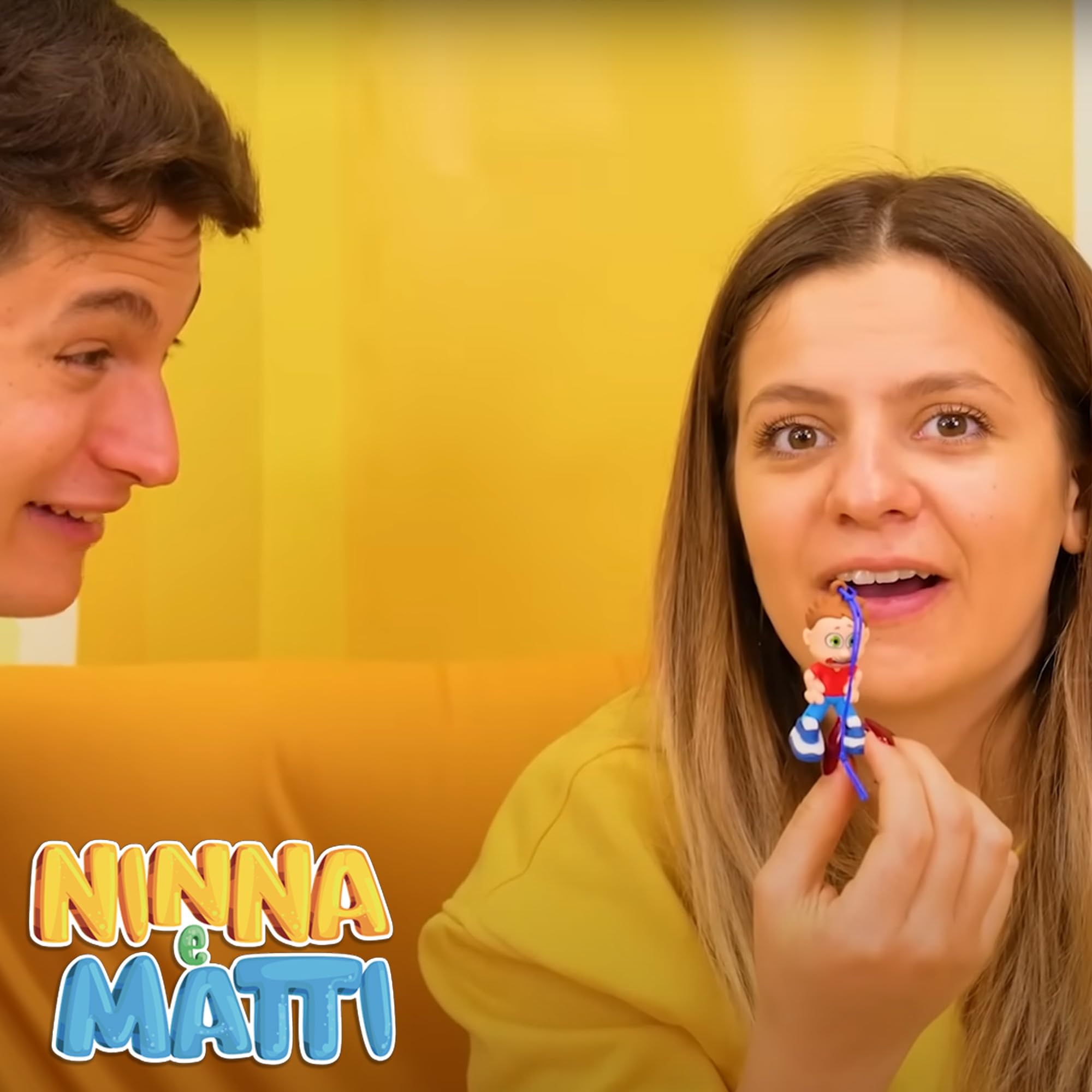 NINNA e MATTI Giochi per Bambini, Pupazzetti 3D Intera Collezione Set Completo, 8 Personaggi Tutti Diversi