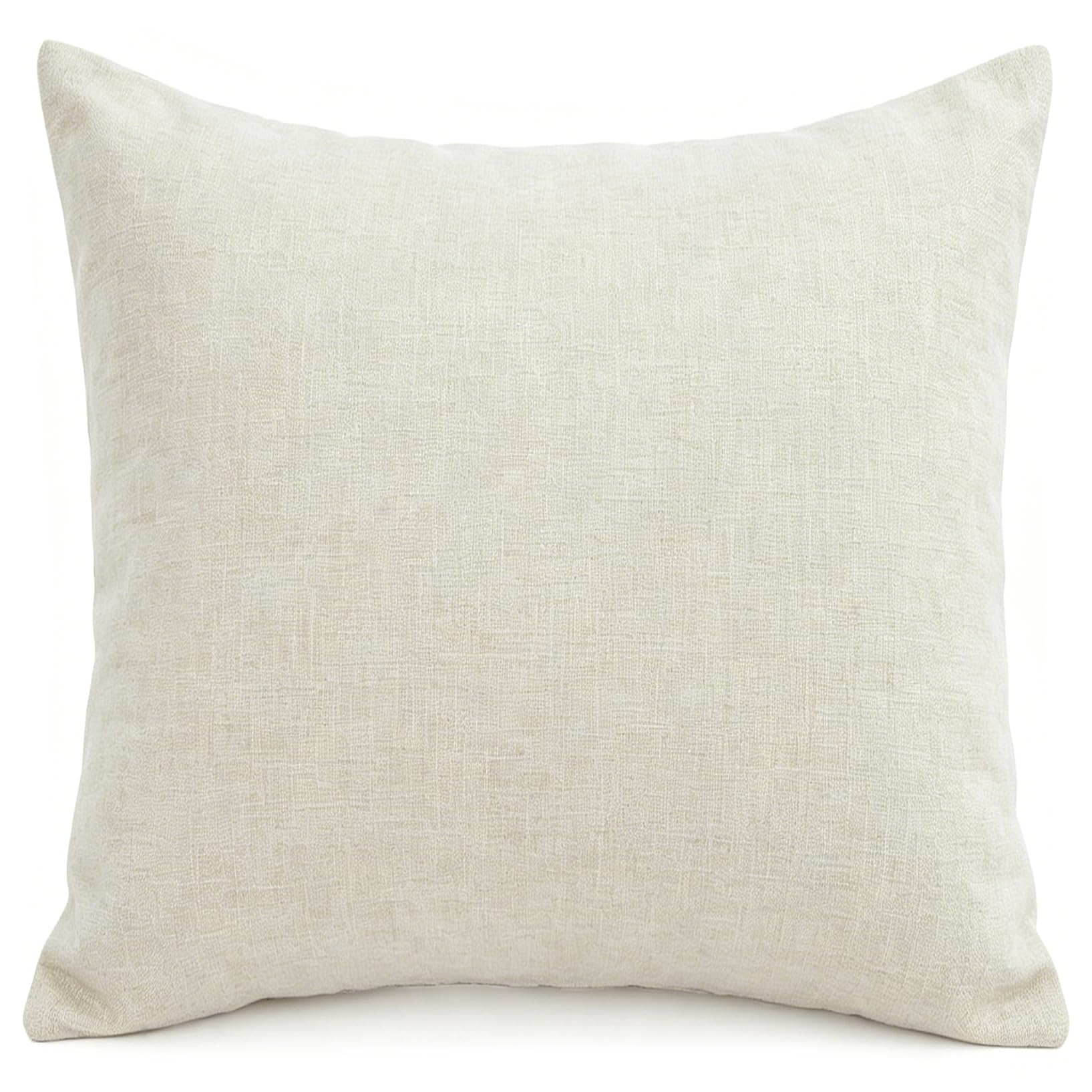White Throw Pillow Cover, Decor Cushion Cases for Sofa Chair Couch, 45*45cm
