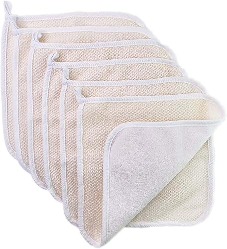PPHAO - Paño de tejido suave para la cara - Paños faciales - Toallitas exfoliantes para piel muerta - Paquete de toallas exfoliantes - A granel -