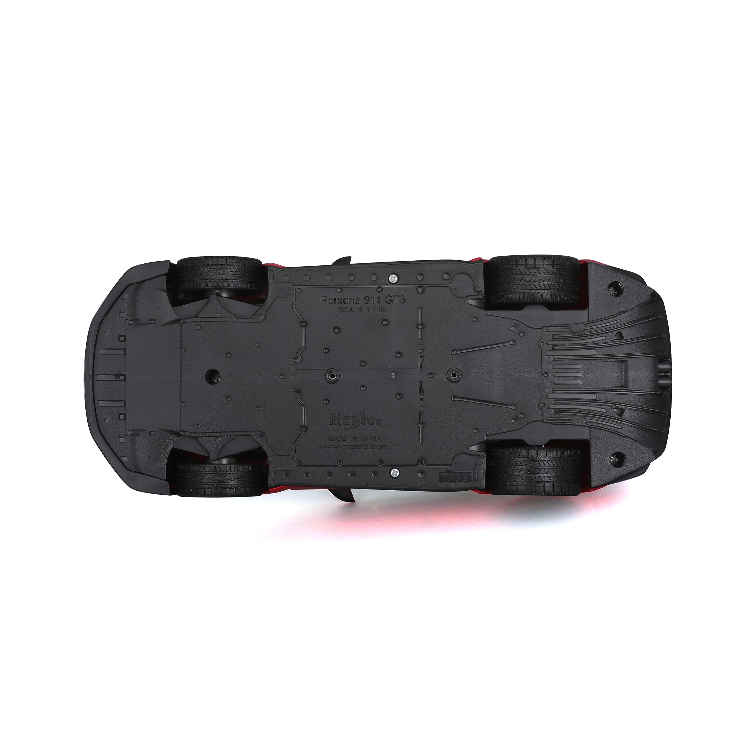 Maisto 536458R Porsche 911 GT3 2023 - Modellino auto in scala 1:18, colore: Rosso