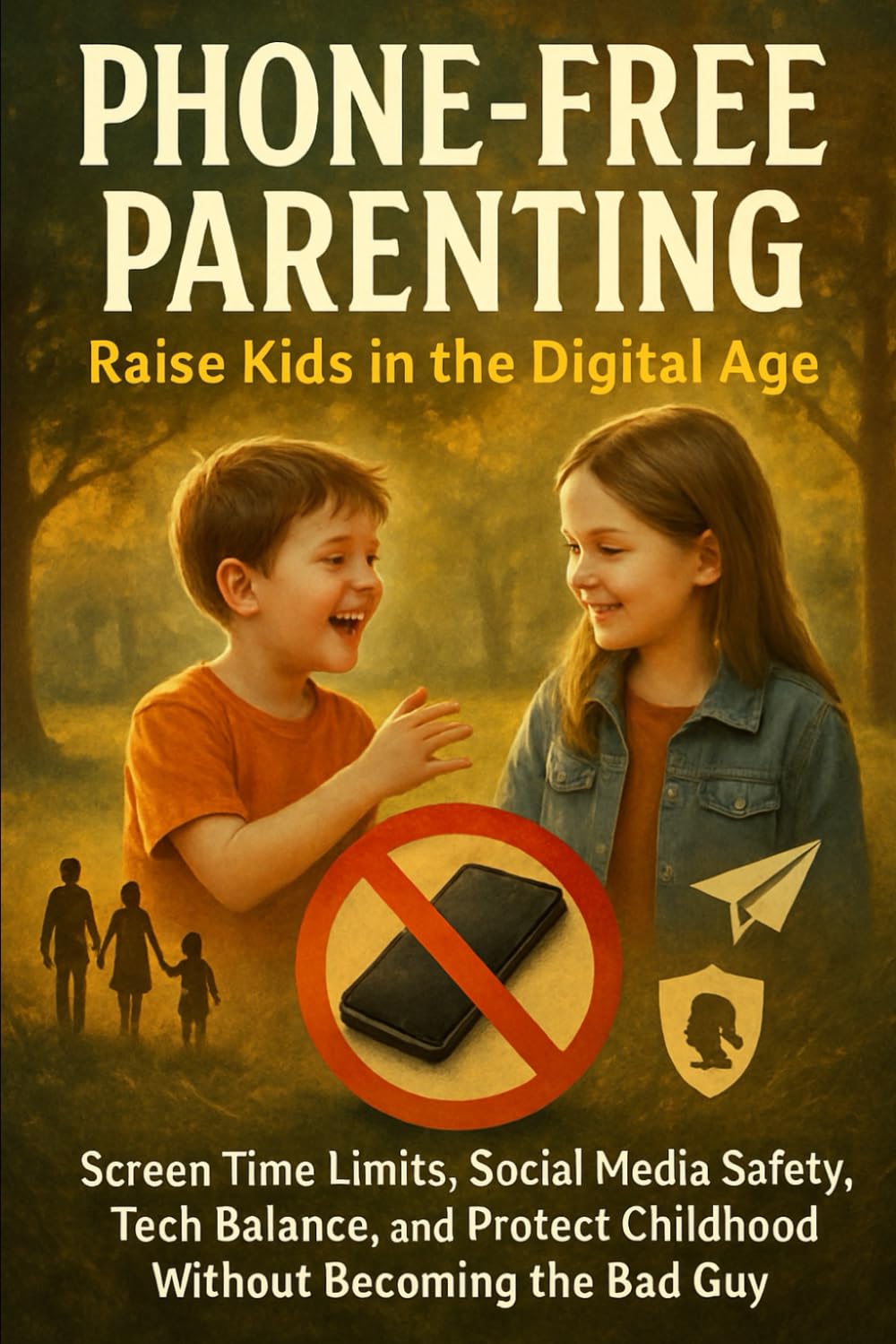 Phone-Free Parenting: Raise Kids in the Digital Age—Screen Time Limits, Social Media Safety, Tech Balance, and Protect Childhood Without Becoming the Bad Guy