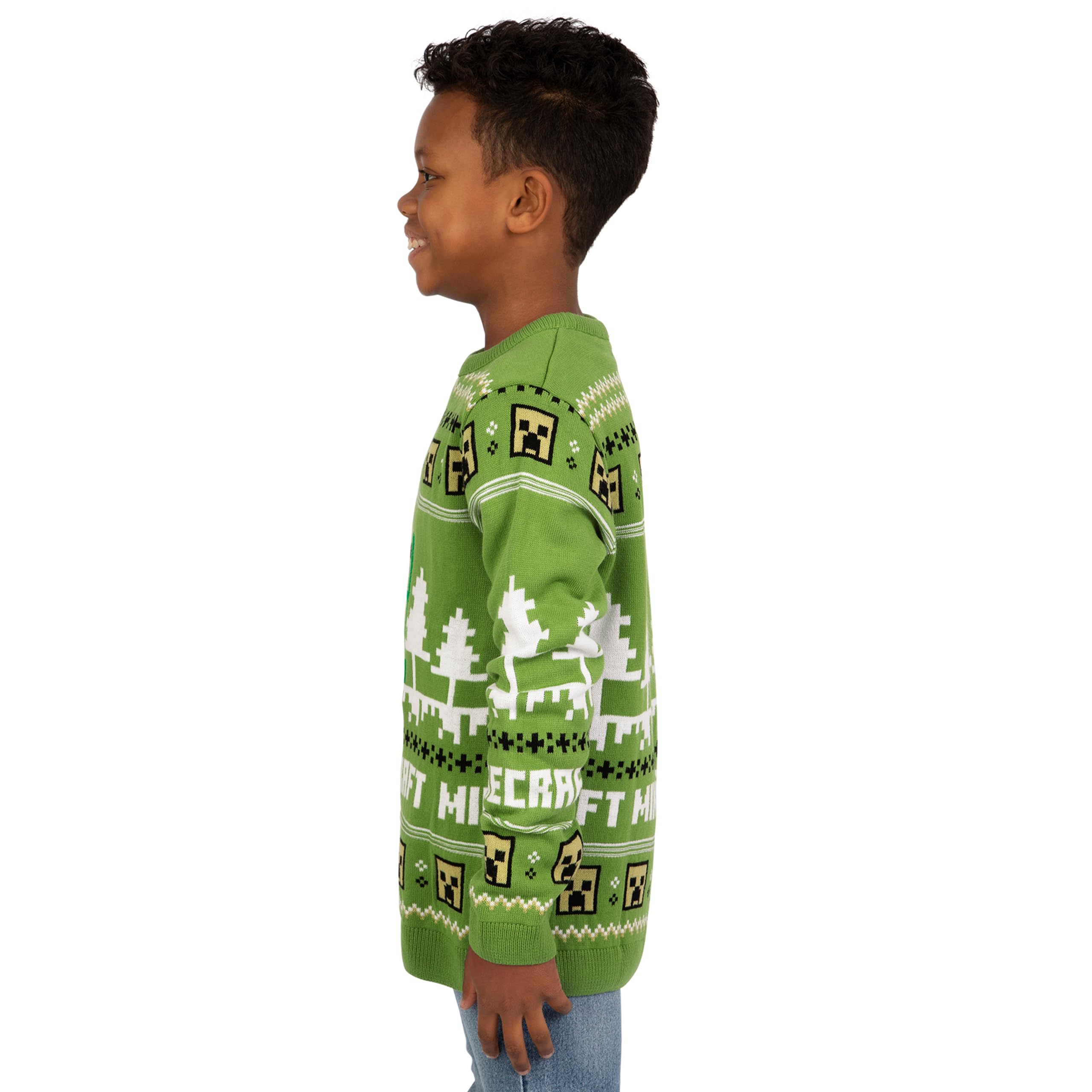Minecraft Jersey de Navidad para niños