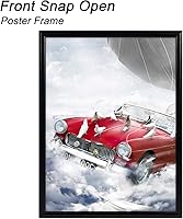 Vista 8 de Marco de aluminio para Póster, Negro