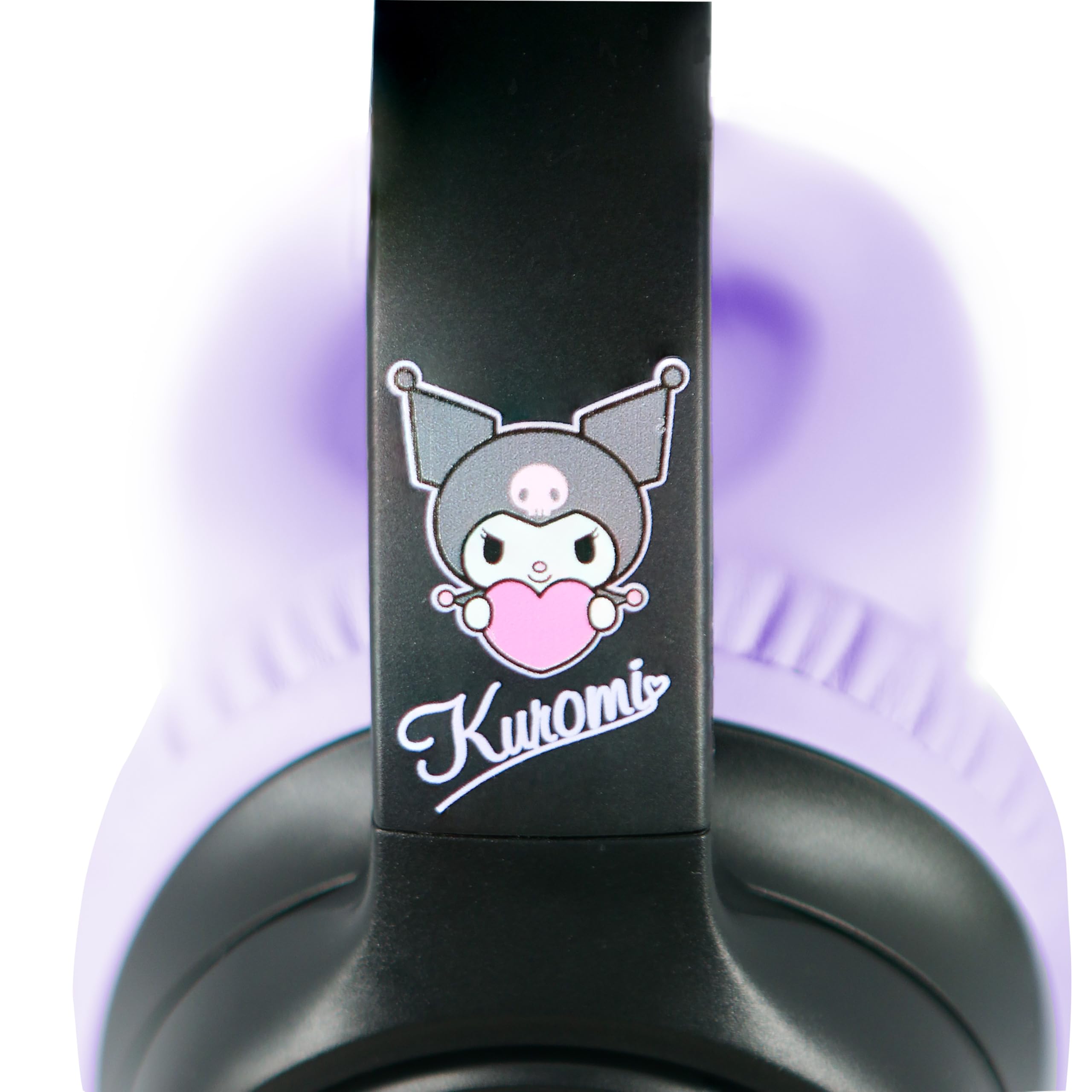 OTL Technologies Kuromi Cuffie senza fili pieghevoli con luce LED e licenza ufficiale