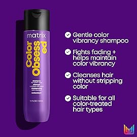 Matrix Color Obsessed Antioxidant Shampoo | Enhances Hair Color, Protects Color Vibrancy & Prevents Fading | For Color Treated Hair | Cruelty Free | Salon Shampoo | Vegan