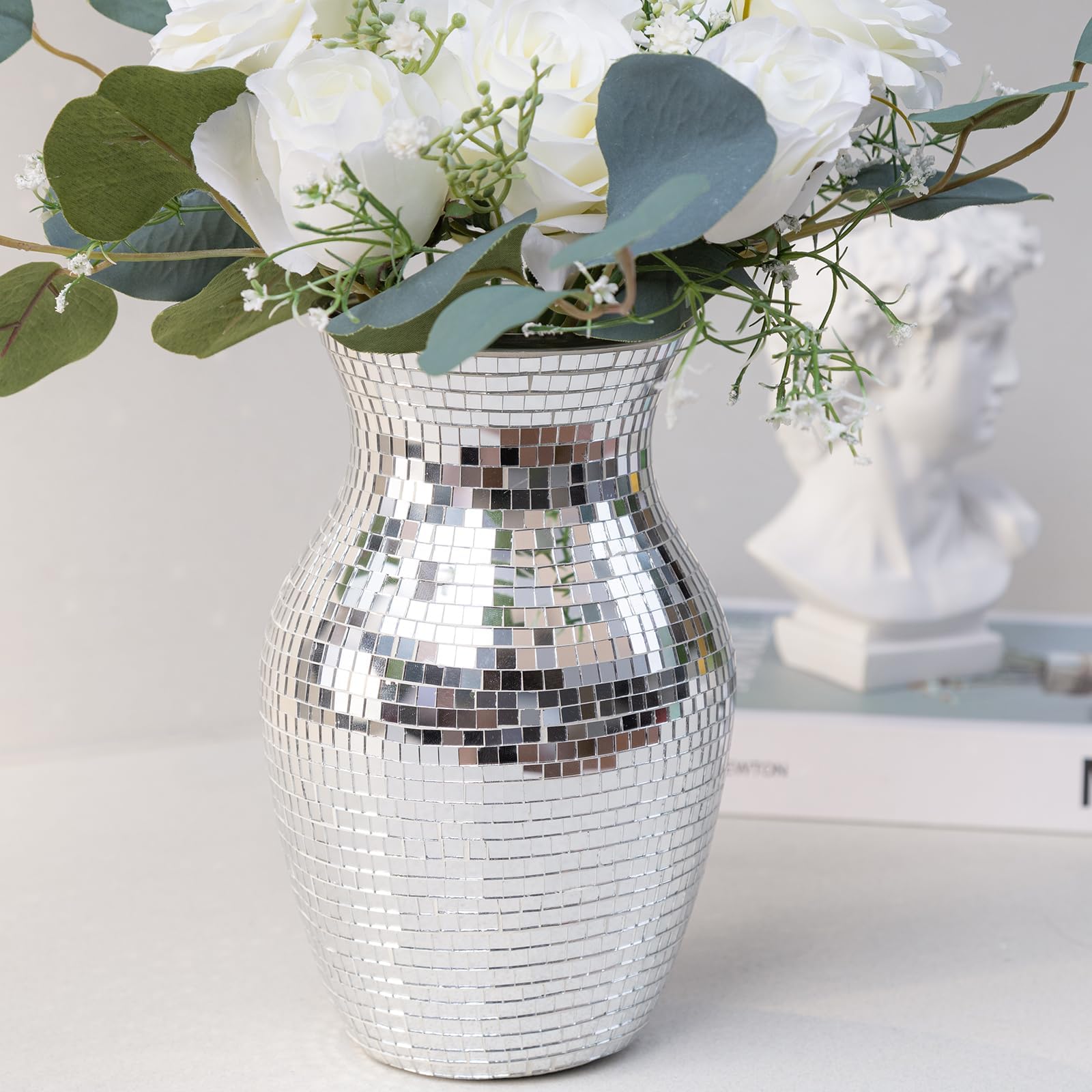 Disco Ball Planter Mirror Vase