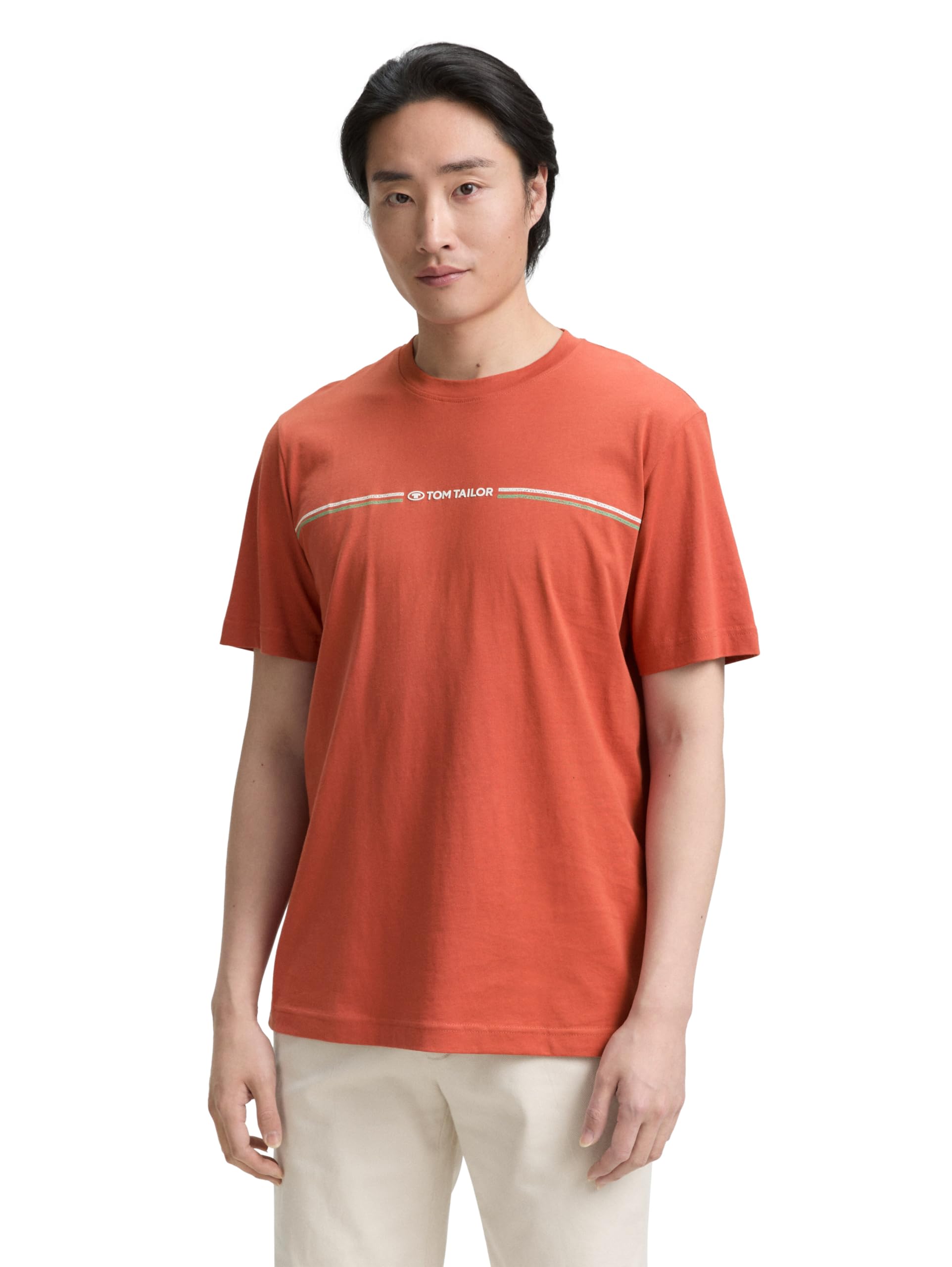 TOM TAILOR Herren T-Shirt mit Print