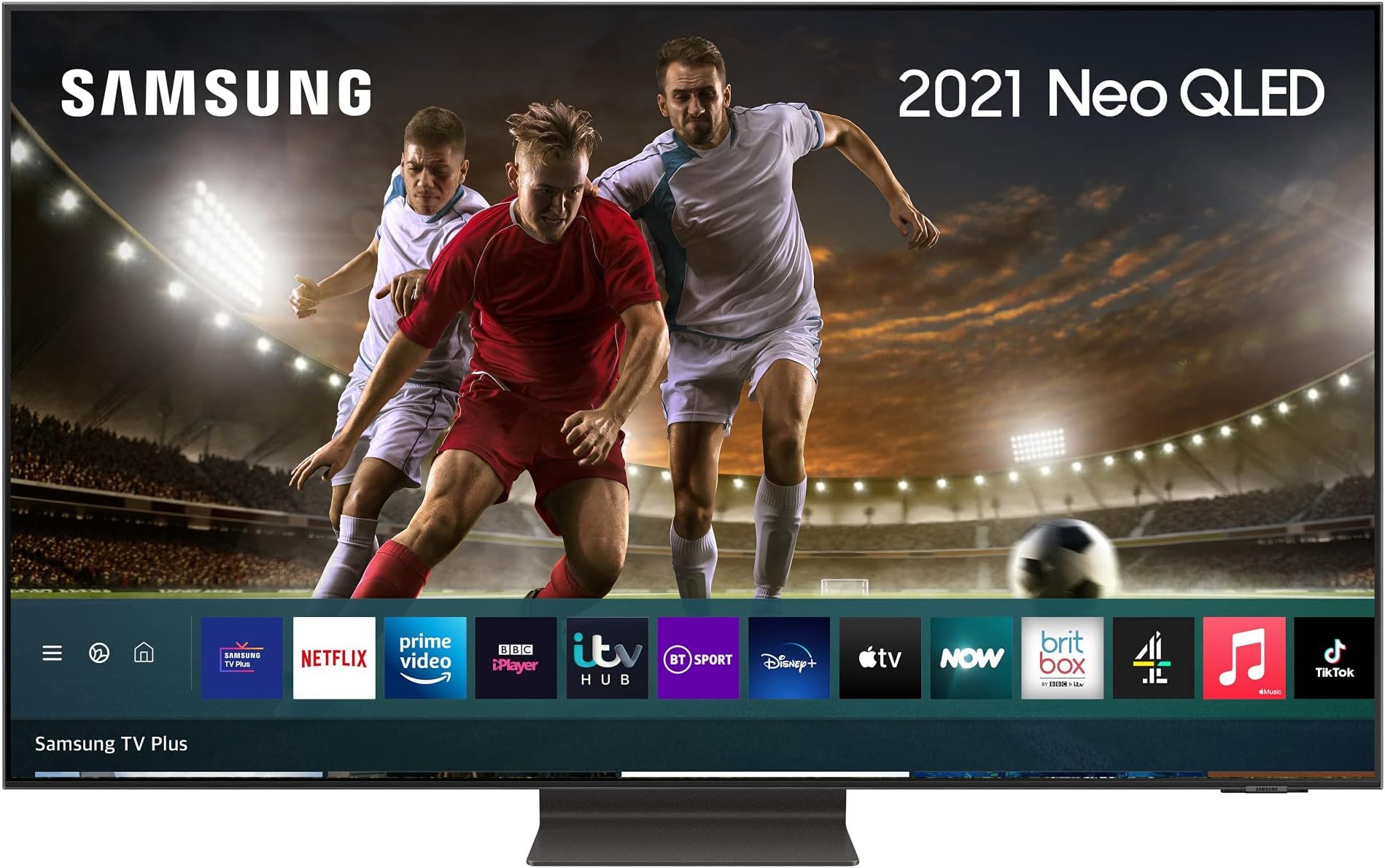 Samsung 85 Inch QN95A Neo QLED 4K Smart TV (2021) - 4K UHD Smart TV With Alexa Built In QE85QN95AATXXU (International Version) (Renewed)
