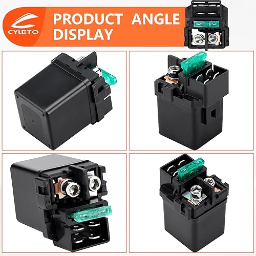 Miniatura 5 de Relé solenoide de arranque para Honda Shadow750 VT750 1998-2010CBR600RR 2003-2014 CBR600 F2 F3 F4 F4i 1991-2003VT1100 Shadow1100 Spirit