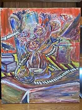 高校生が描いた油絵　(模写) Amazon.co.jp: 油絵 油彩画 F8 高校生が描いた絵 美術 : 文房具