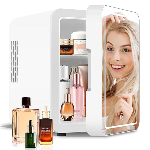 Portable Mini Fridge for Skincare Beauty Cosmetic Makeup, 4-Liter Thermoelectric
