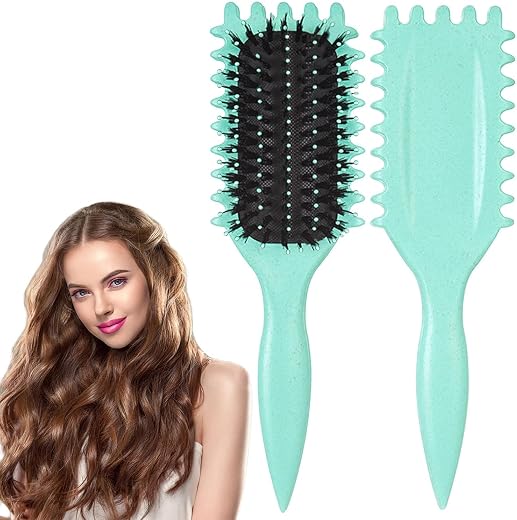 (PACK OF 1) Curl Defining Brush, Curl Hair Brush, Curl Define Styling Brush, for Combing and Shaping Men's and Women's Cur...