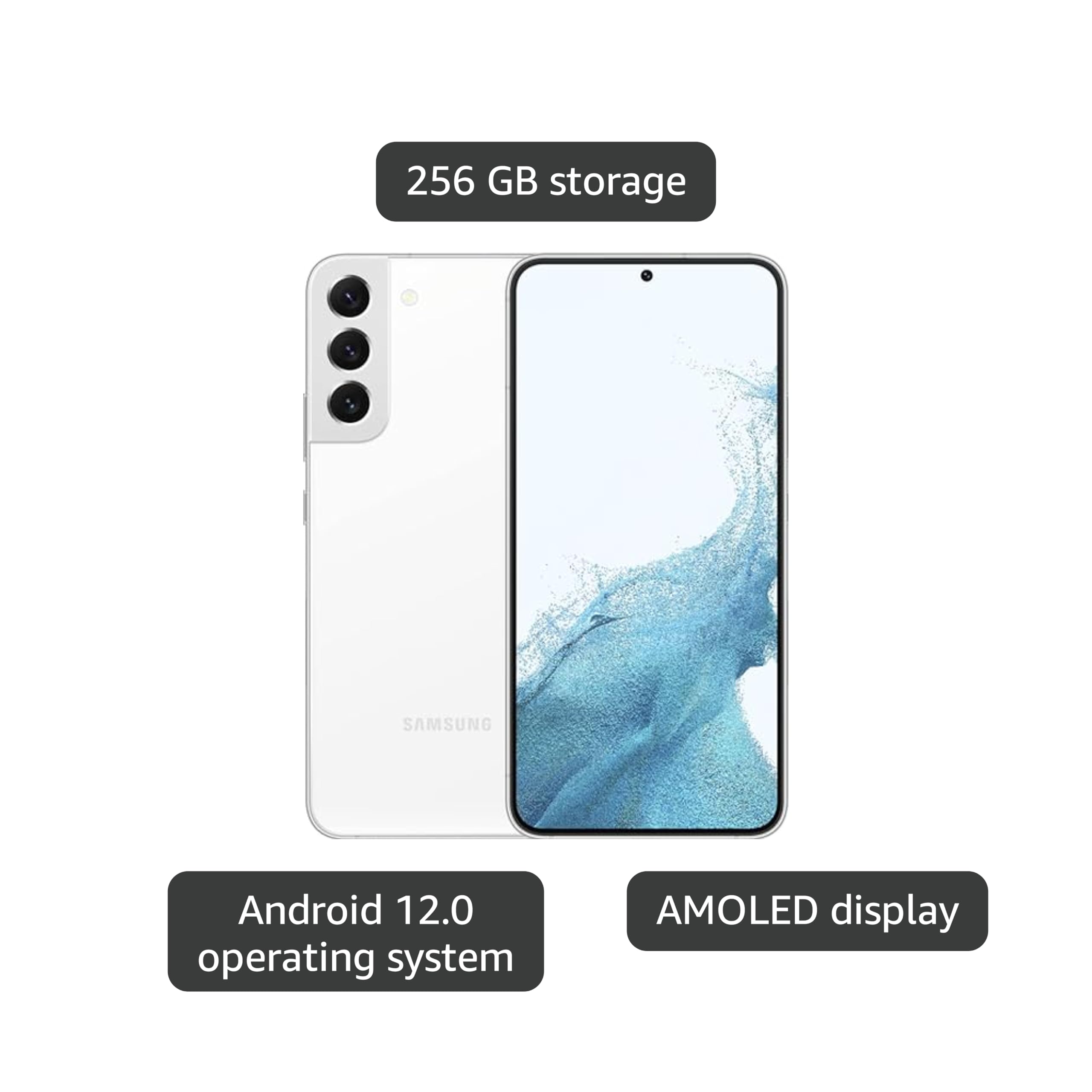 Samsung Galaxy S22+ ホワイト 256GB Amazon.com: Samsung Galaxy S22+ Smartphone, Factory Unlocked