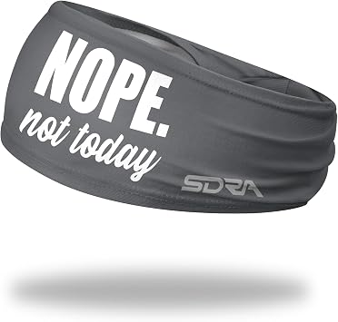 Suddora Motivational Quote Tapered Headbands - Workout, Sports, Costume, Running, Fashion, Sports and Outdoor Activity