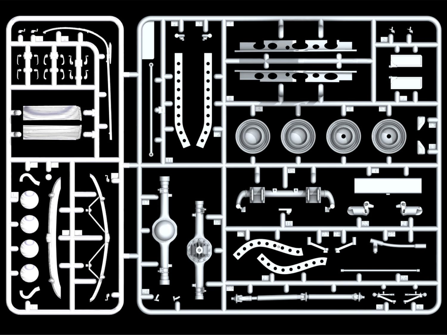 ICM 24021 – 1/24 Opel Admiral Cabriolet plástico Maqueta de