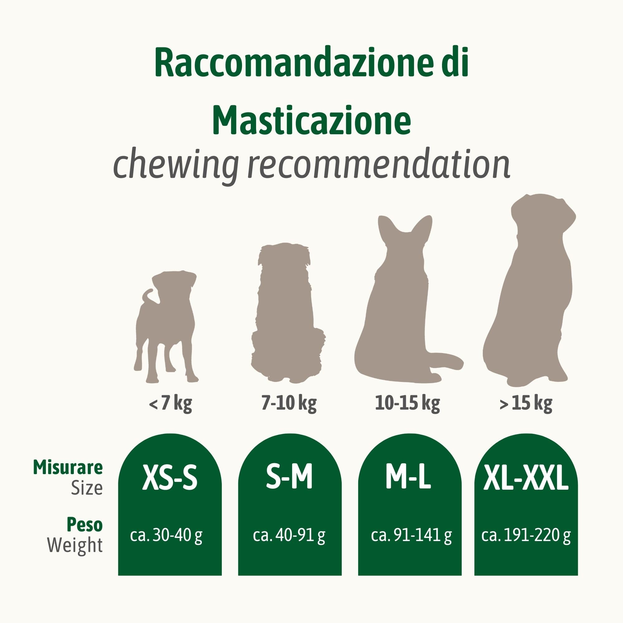 ChronoBalance-XL Corno di Cervo Daino per Cani, Confezione da 1, 100% Naturale, Osso di Cervo, Cura Dentale, Giocattolo per Cani, Ricco di Minerali e Nutrienti, Lunga Durata