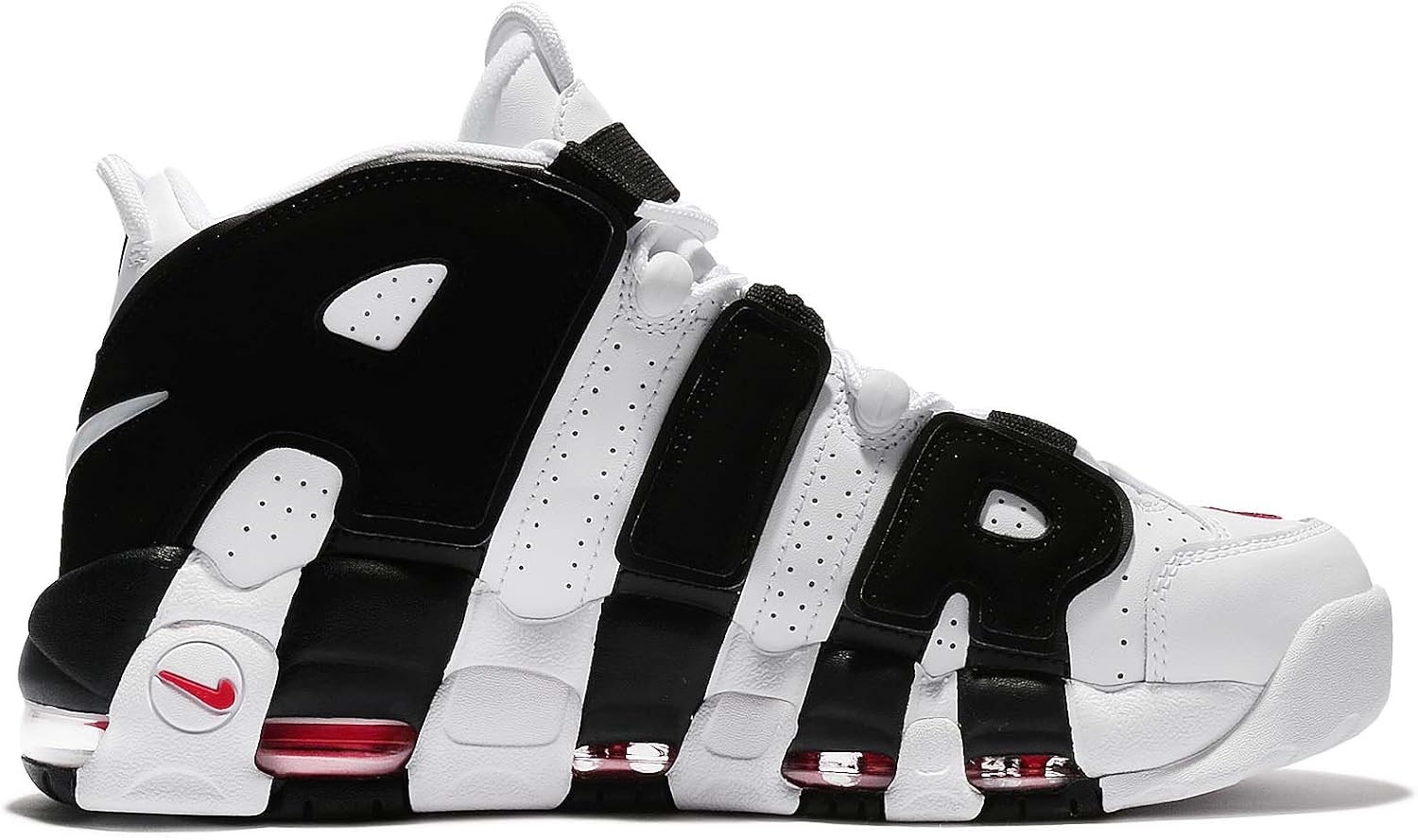 Nike Air More Uptempo '96 - White/Black/Red (40 EU) : Amazon.it: Scarpe e  borse