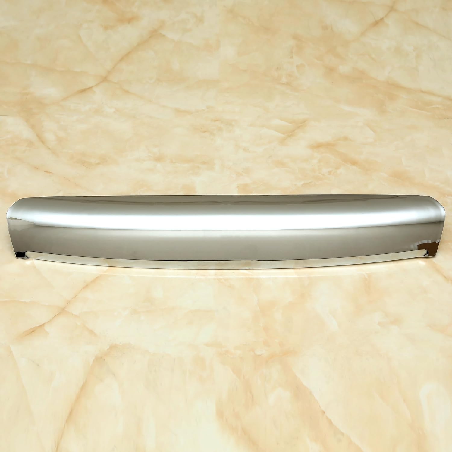 ECOTRIC Hood Molding Trim Moulding Compatible with 2010-2015 GMC Terrain SLE SLT SL Replacement for GM1235118 22969925 Chrome