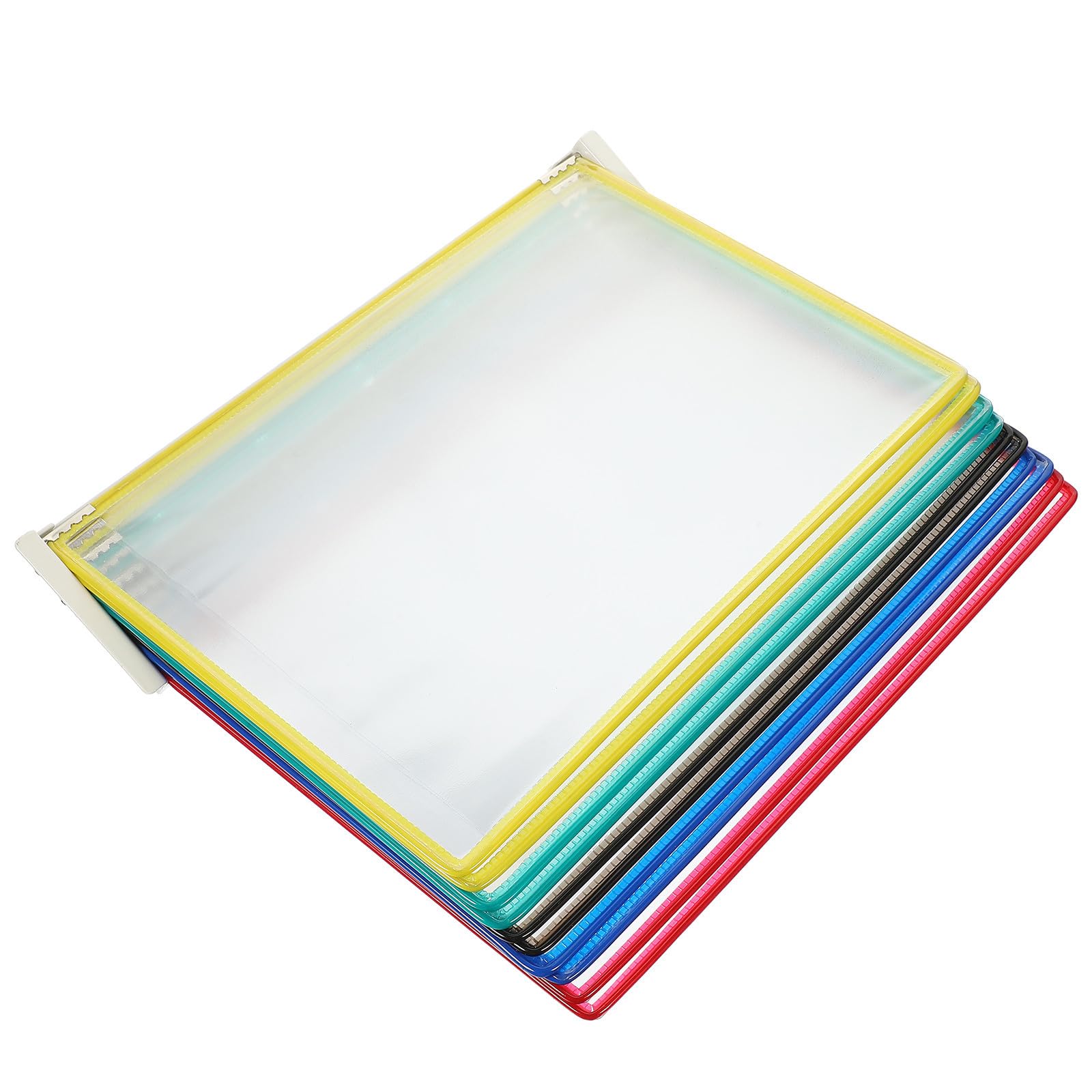 Organizador Carpetas para Pared Estante Colgante de Pvc y Metal, Diseño Simple y Funcional para Organizar Archivos en Oficinas y Hogares