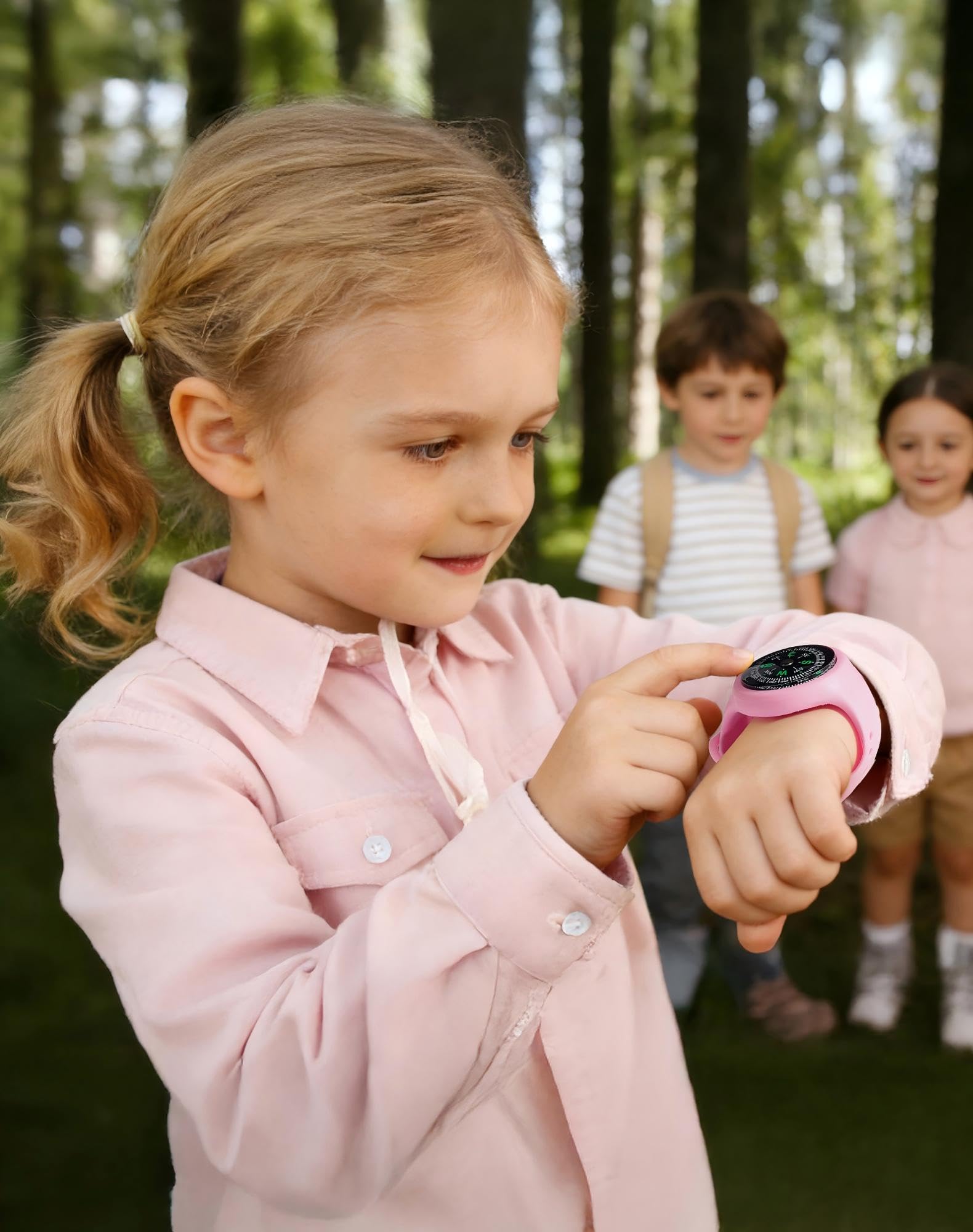 ROBOTIME Juego de atrapa insectos y explorador infantil, juego de caza de insectos con lupa, visor de insectos, bolsa de transporte y accesorios, regalo para niñas de 3 a 12 años (rosa, 12 piezas)
