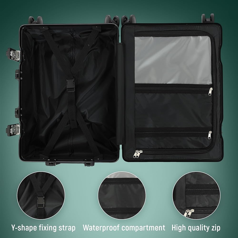 Amazon.com | UrbanExplorer 20 Inch Carry On Luggage Aluminum Frame