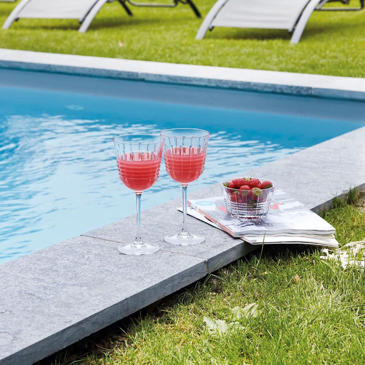 Q4341 - Verre à pied 25 cl Rendez-vous Cristal D'Arques - Boite de 6