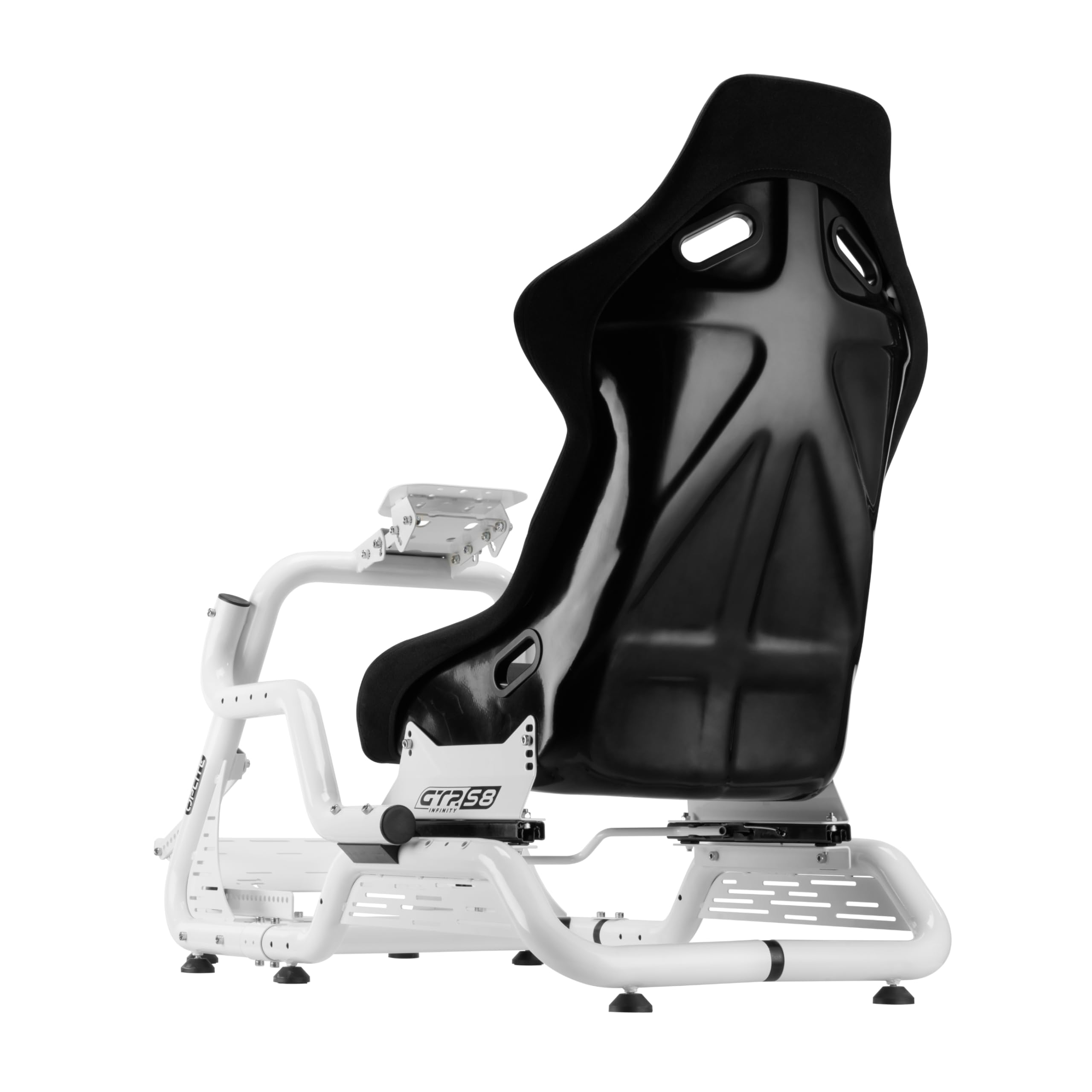 OPLITE Cockpit de simulation GTR S8 Infinity Force Blanc