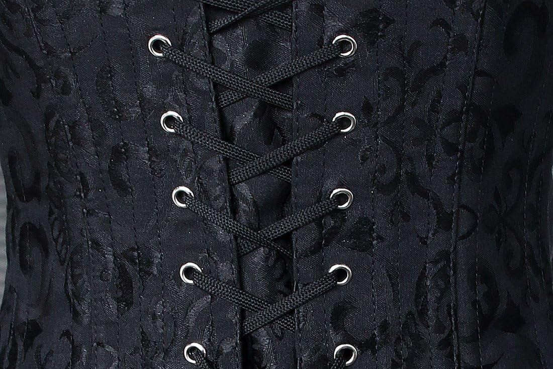 Charmian Women's 26 Steel Boned Cotton Long Torso Hourglass Body Shaper Corset - Image 6