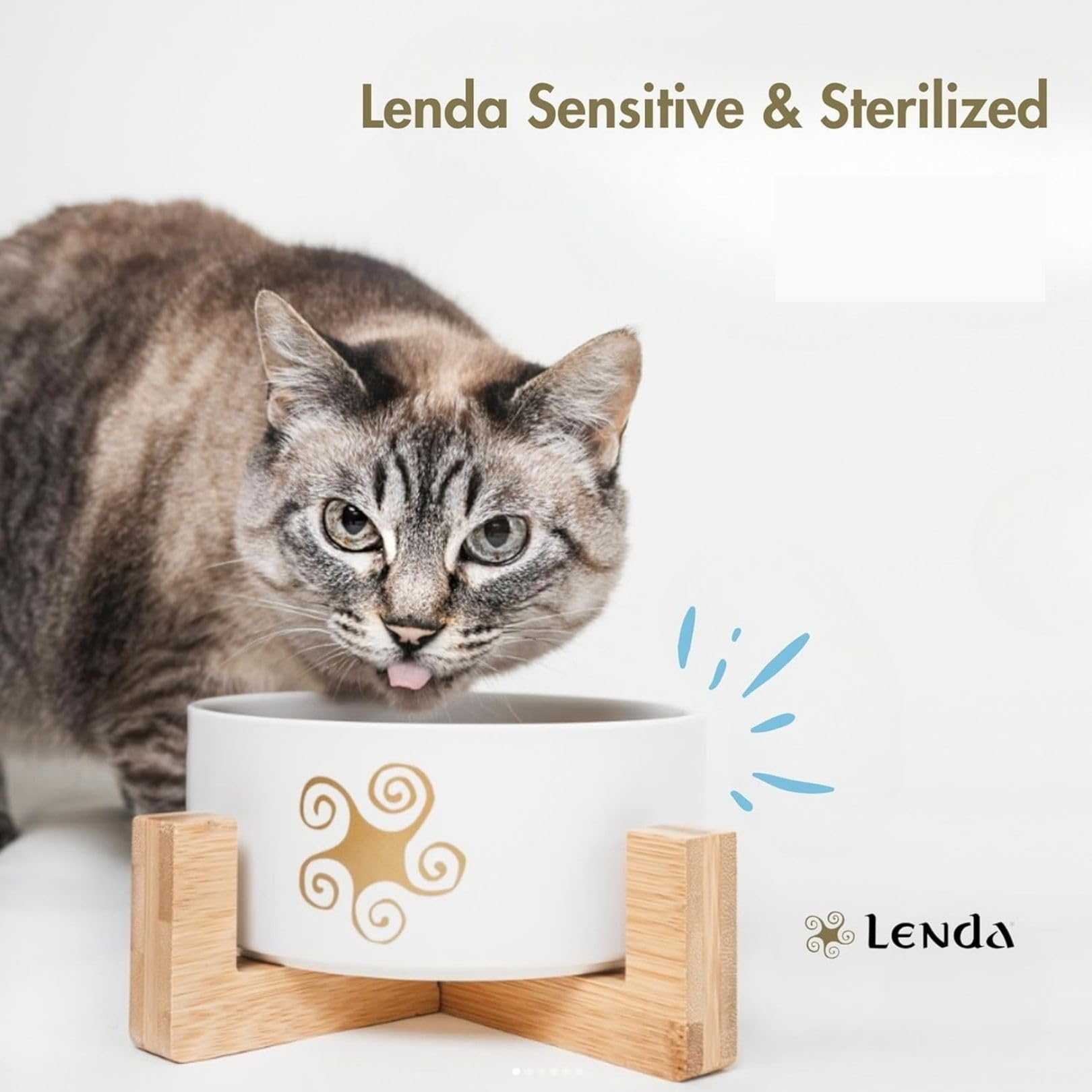 Lenda Chat Sensitive & Sterilized 7Kg- Croquettes pour Chats Adultes Stérilisés en Surpoids - Nourriture pour Chats avec Allergies ou Intolérances Alimentaires- Aliment Hypoallergénique sans Céréales