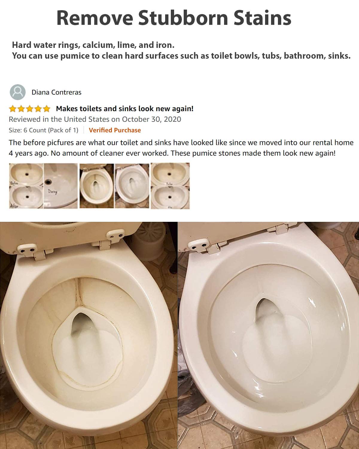 Buy Pumice Stone for Toilet Cleaning Bowl Stick, Refresh Toilet within